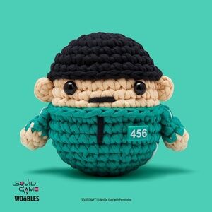 The Woobles Squid Game Player Crochet Kit-Kit for Beginners-NEW SEALED